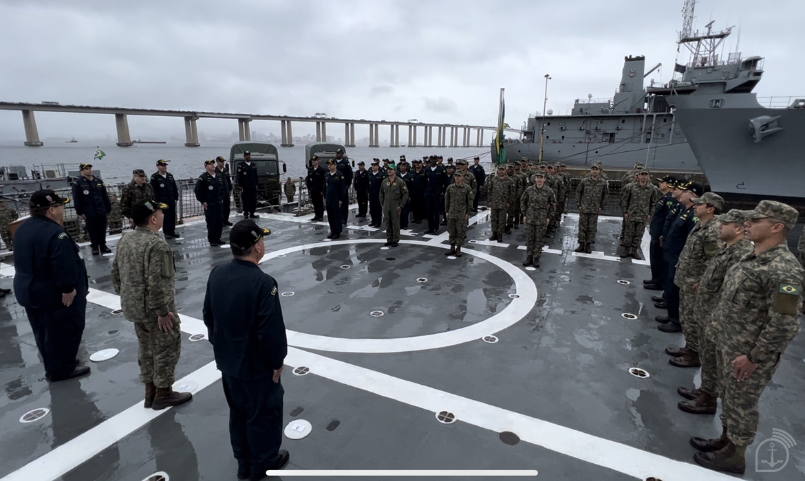 Marinha participa de exercício em resposta à emergência nuclear