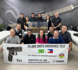 Departamento de Gestão Prisional e Penal das Filipinas realiza testes e aprova grande lote de pistolas Taurus TS9