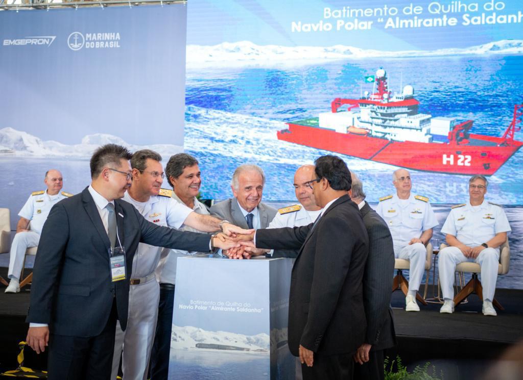 1° navio polar produzido no Brasil vai apoiar estudo de eventos climáticos extremos e gerar empregos