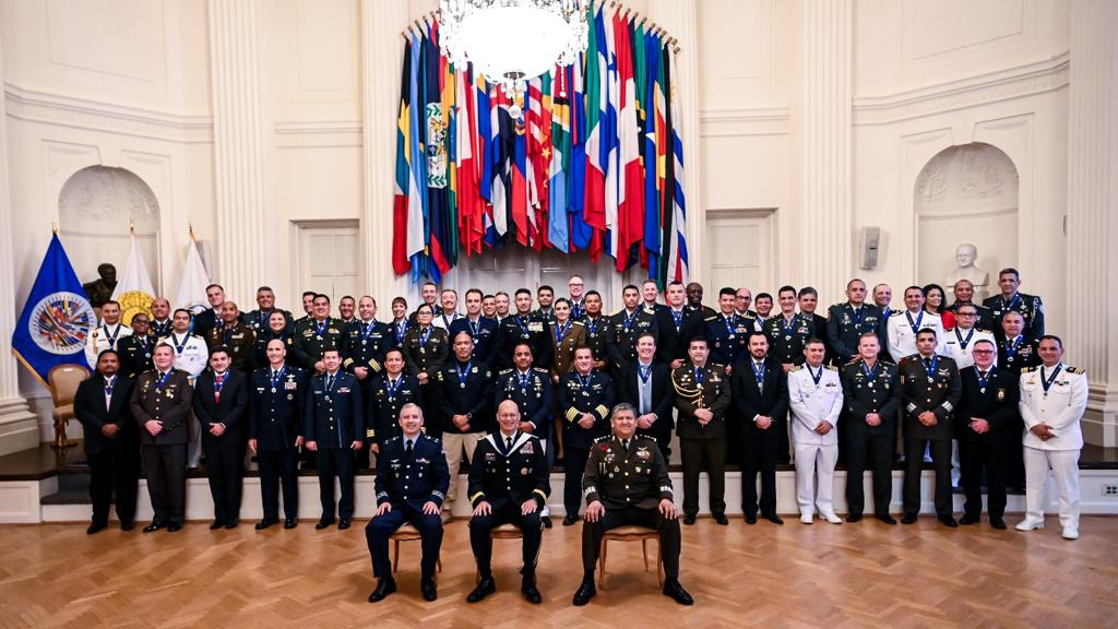 Event at the headquarters of the Organization of American States (OAS) marked the conclusion of the Master in Inter-American Defense and Security