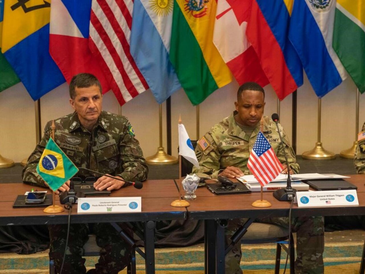 The Brazilian Army participates in a Specialized Conference of American Armies