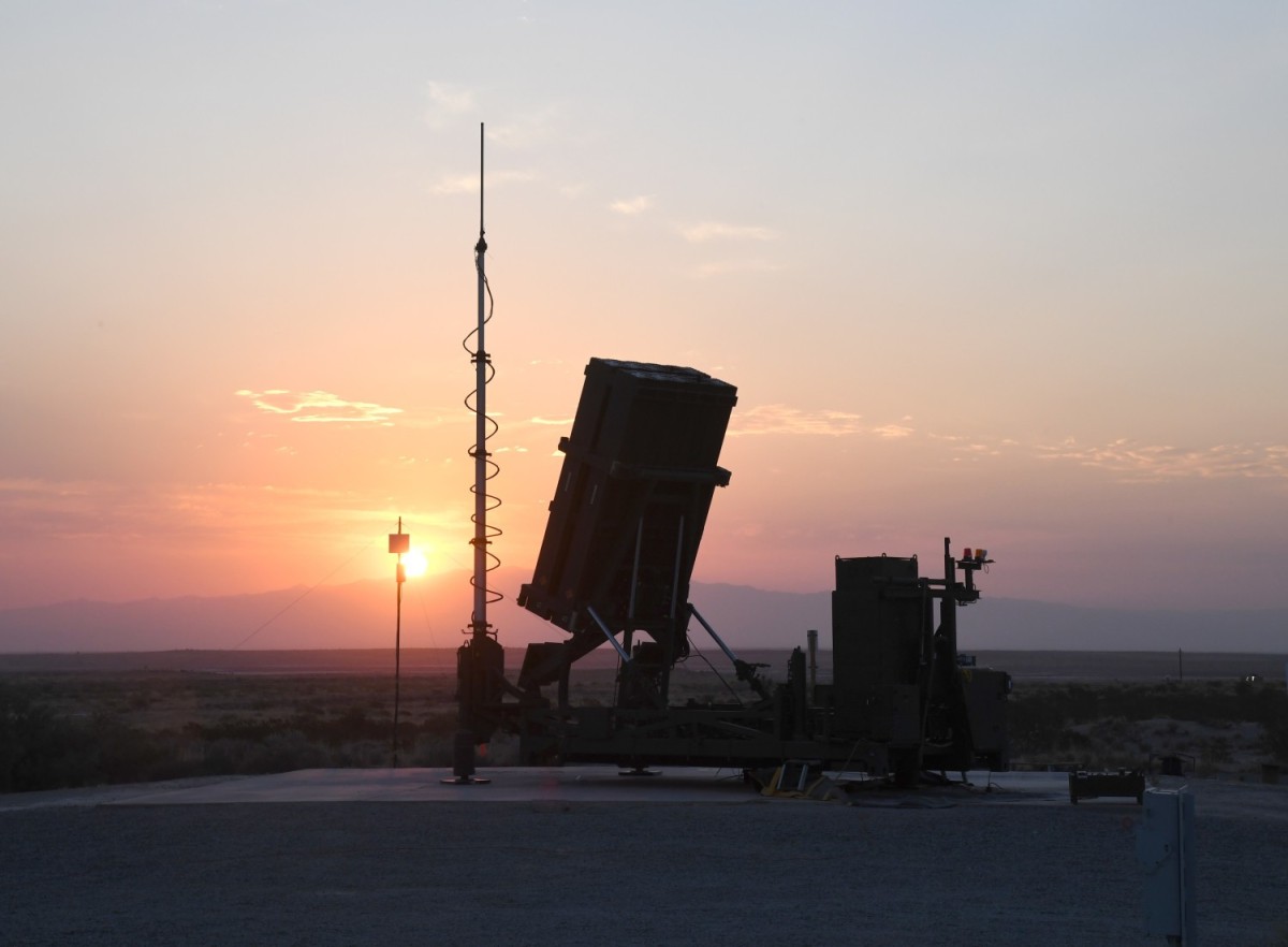 The Army tests the Iron Dome Defense System – an Indirect Fire Protection Capability – at White Sands Missile Range, New Mexico, on June 23, 2021. (U.S. Army photo by David Huskey, Program Executive Office Missiles and Space)