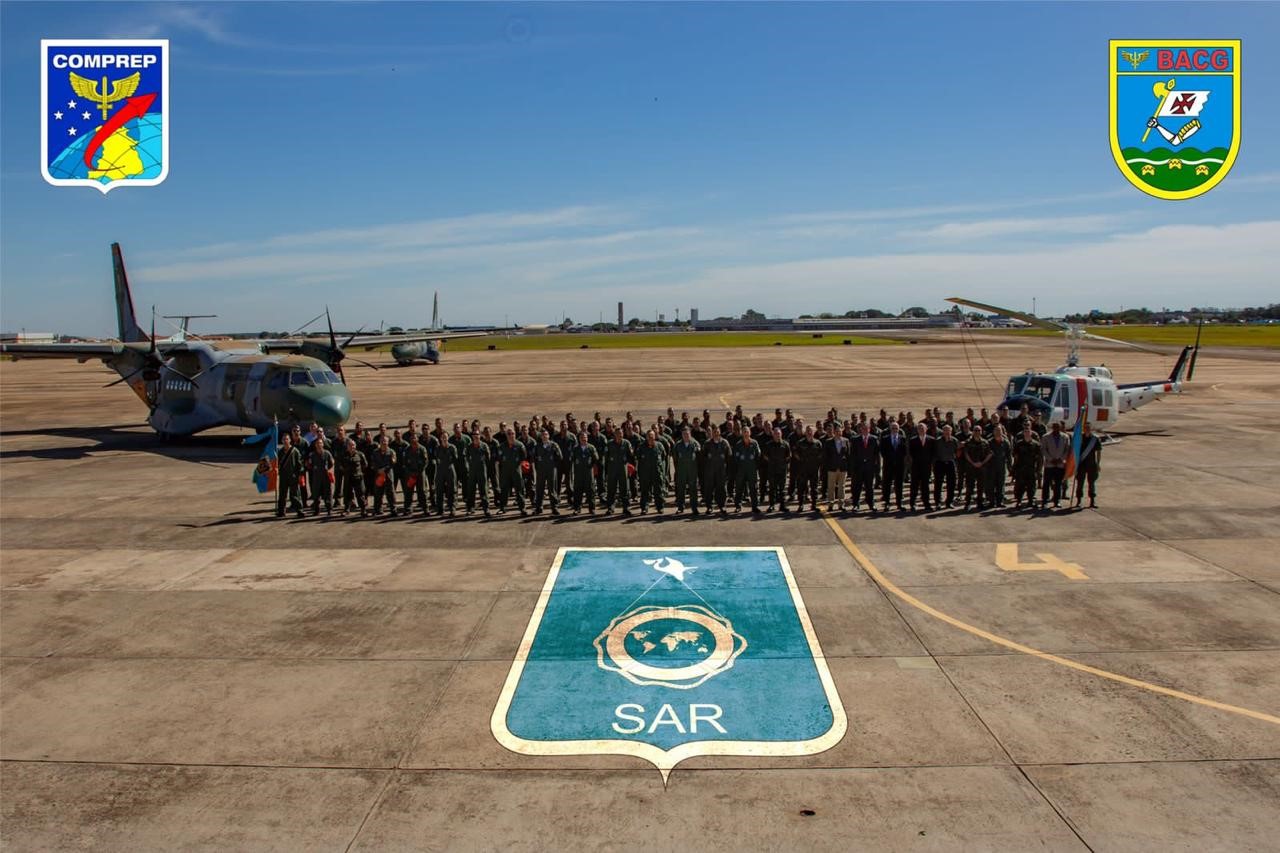Ceremony celebrating the Brazilian Air Force Search and Rescue Aviation Day