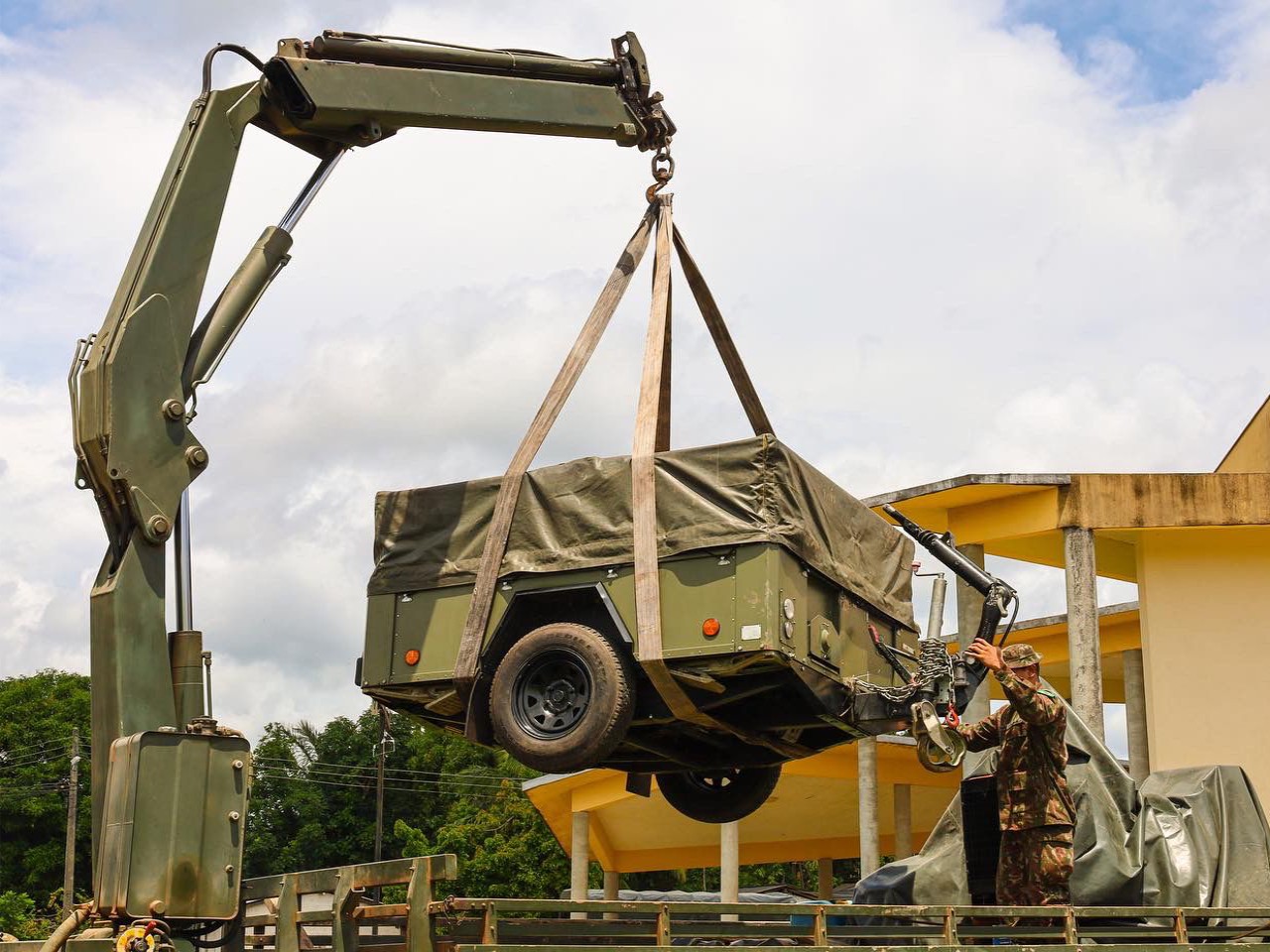 1st Jungle Logistics Battalion provides logistical support during Operation Amazon