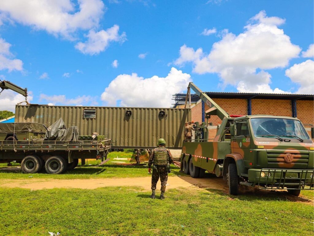 1º Batalhão Logístico de Selva realiza apoio logístico durante Operação Amazônia 