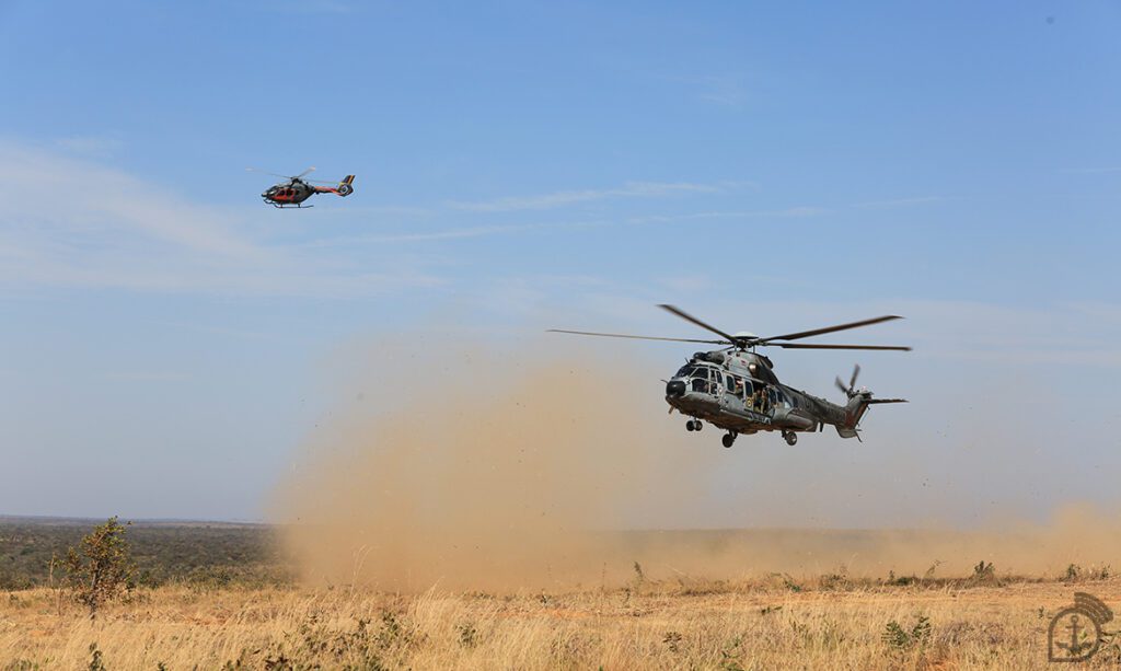 The largest Brazilian Navy exercise in the Central Plateau takes place in Goiás