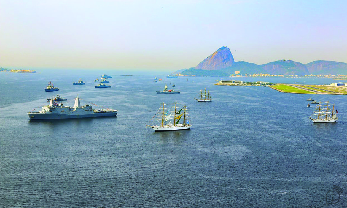 Naval Review is part of the commemorations for the Bicentennial of Independence and the Brazilian Fleet