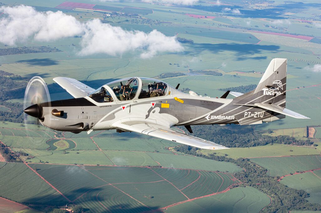 Embraer engages OGMA, in Portugal, for the maintenance and modernization of the A-29 Super Tucano