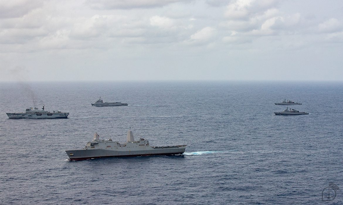 Namibian and Cameroonian navies crossed the Atlantic Ocean for the first time for UNITAS LXIII