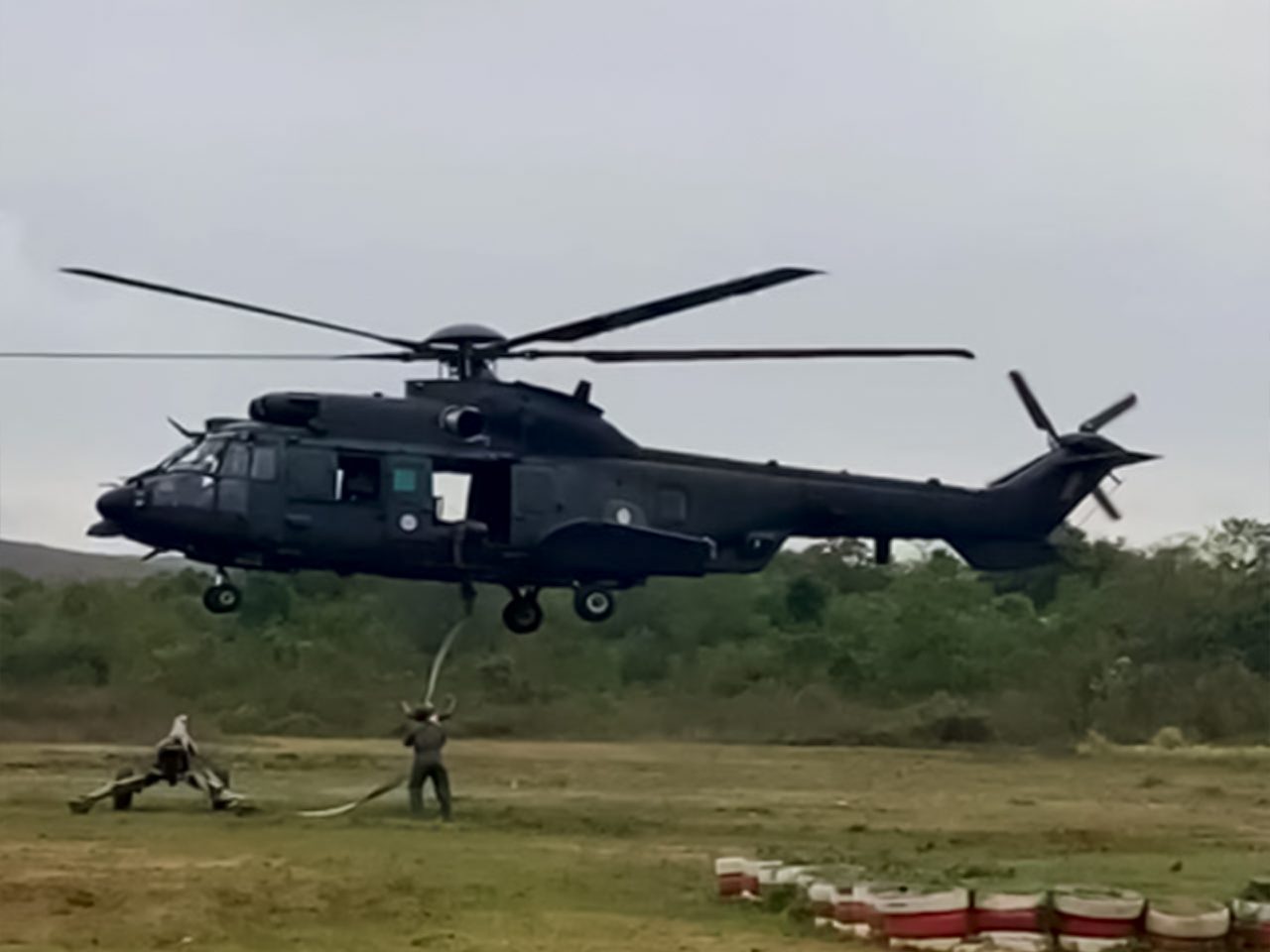 Brazilian Army Aviation operates in infiltration and fire support