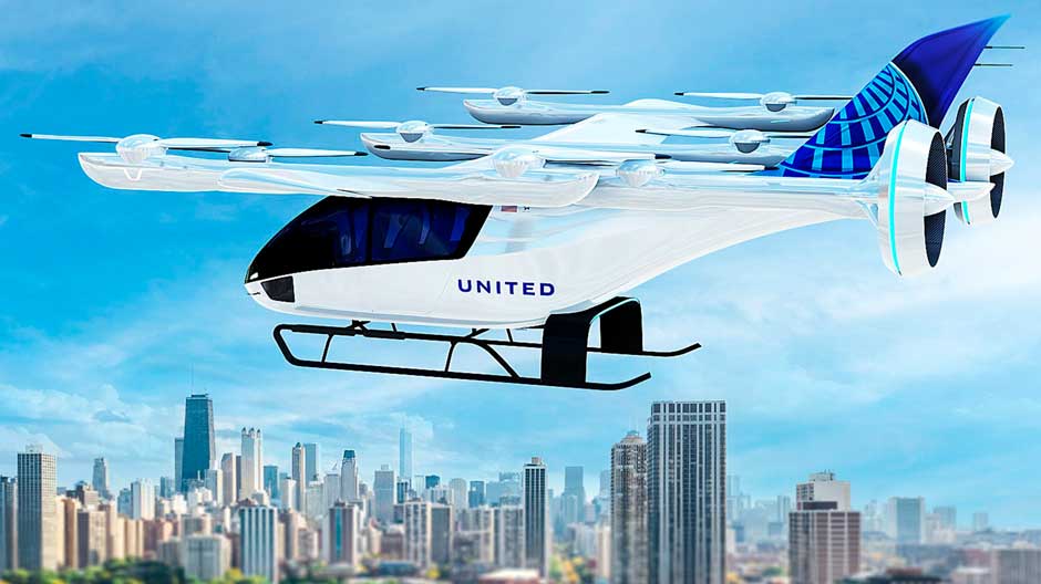 United invests $15 million in electric air cab market with Eve