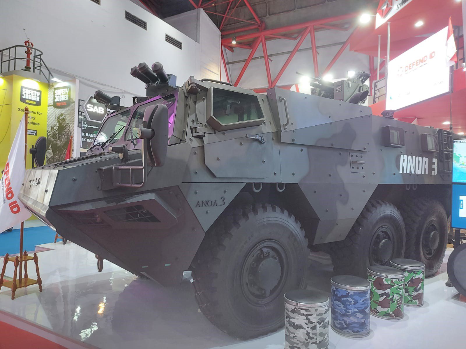 Arquus and PT Pindad present the ANOA 3 at Indodefense 2022