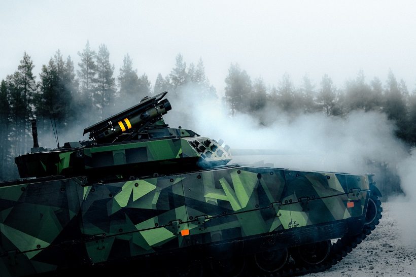MBDA and BAE Systems Hägglunds demonstrate AKERON and CV90 firepower