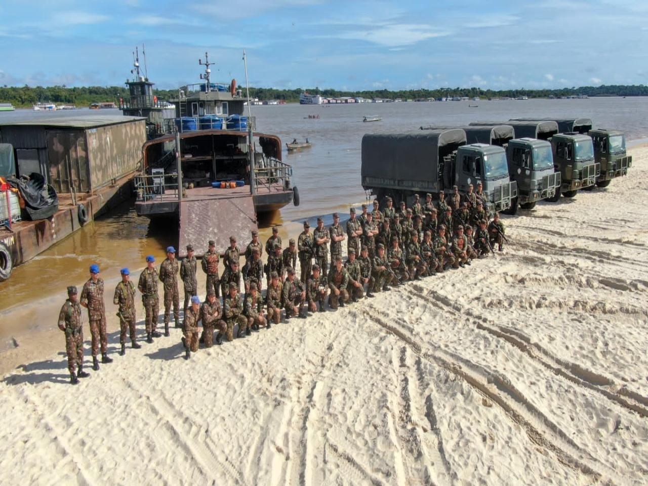 Operações logísticas regulares do Exército Brasileiro na Amazonia