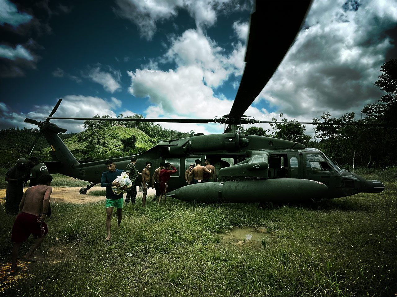 Performance of the Army's 4th Aviation Battalion in support of the Yanomami communities