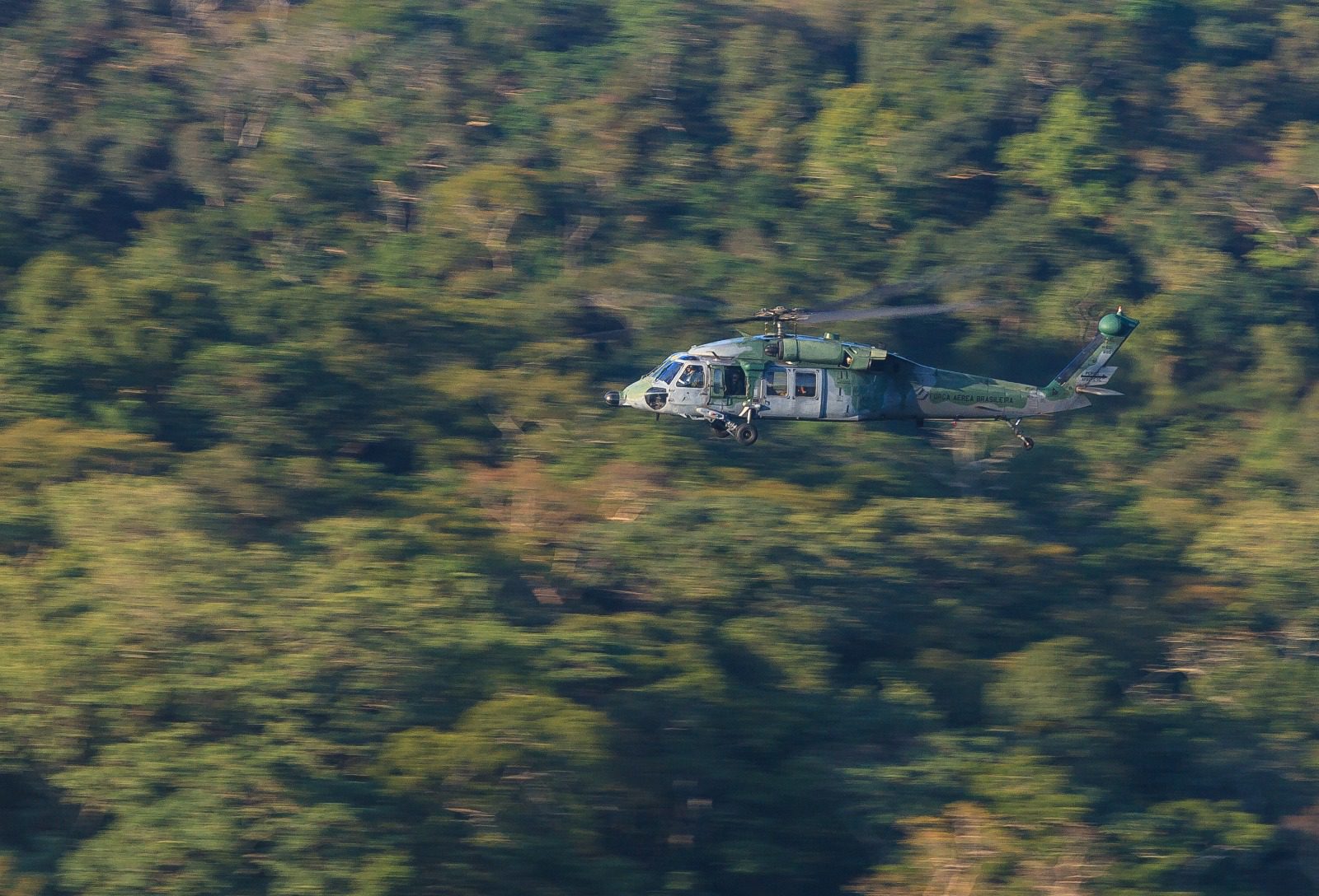 Operation Yanomami Shield is reinforced by Brazilian Armed Forces helicopters