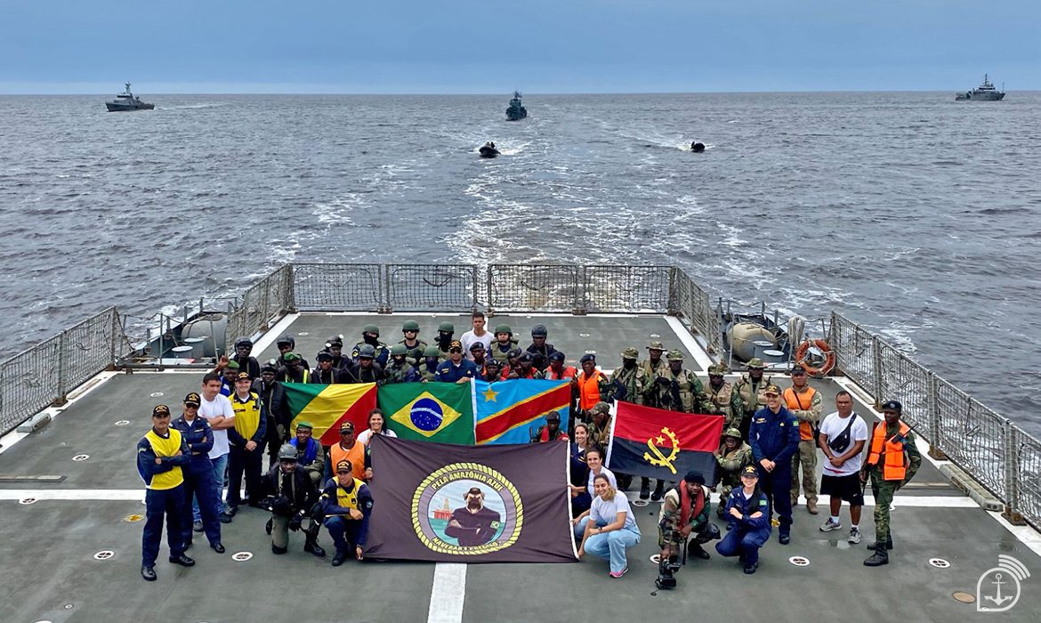 Brazilian Navy ship participates in international exercise in African region