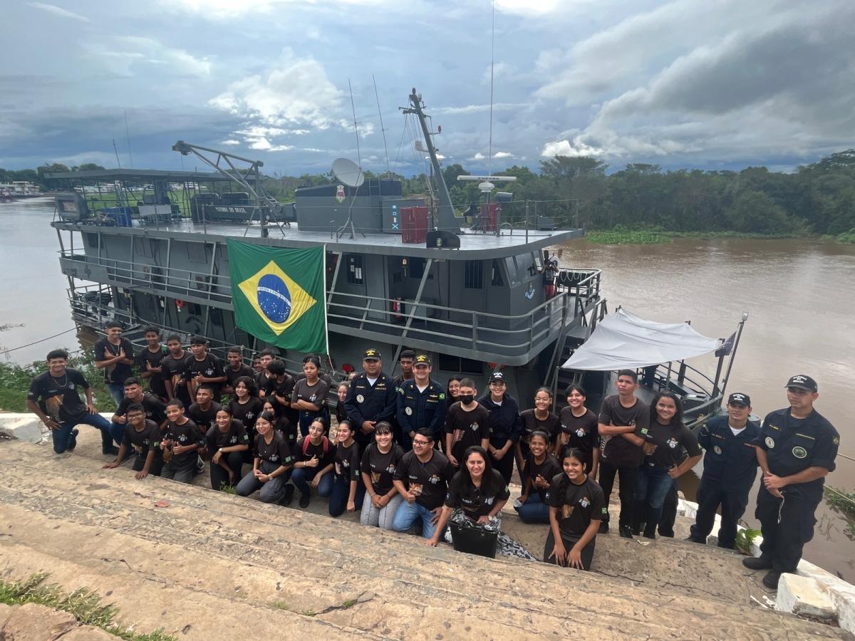 The Brazilian Navy takes medical and dental care to riverside dwellers in the Pantanal