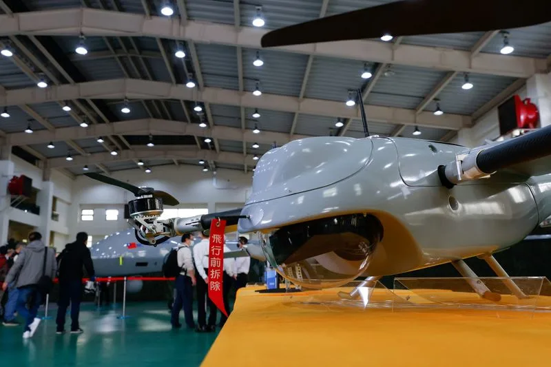 Taiwan displays drones for 'asymmetrical warfare' with China and cites Ukraine