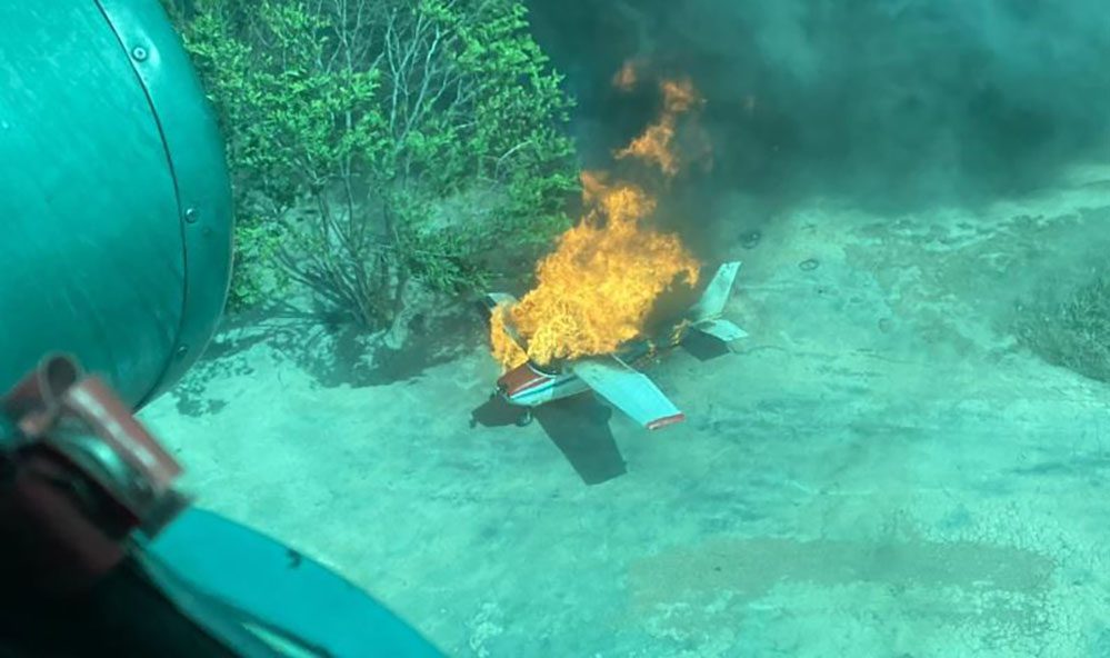 Another plane is destroyed after end of air corridors in Yanomami Lands