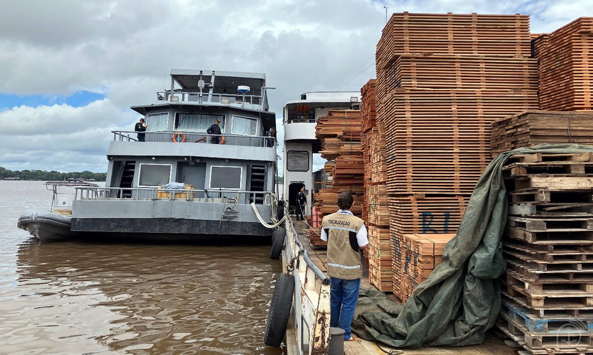 Operation "Estreitos" seizes 10 vessels and 584m³ of illegal timber