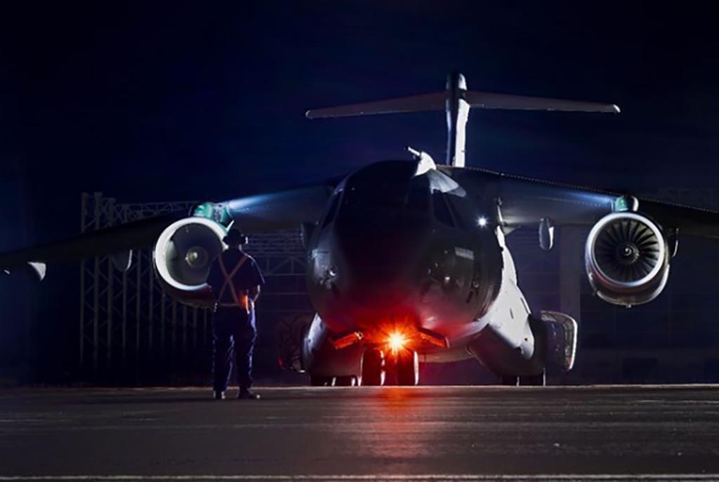 KC-390 Millennium performs first operation with night vision equipment