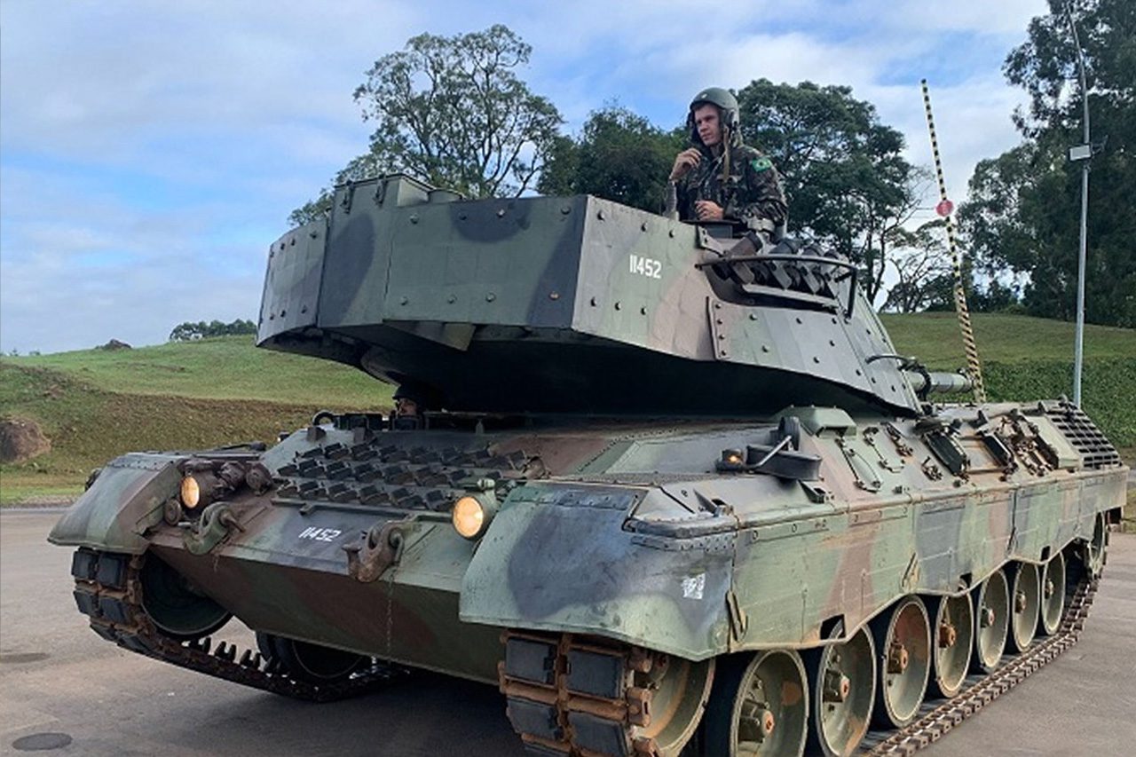 Brazilian Army tests national components of the armored Leopard