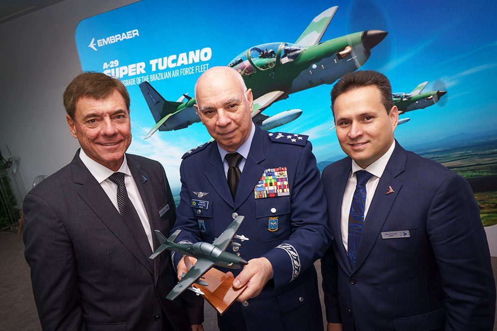 Embraer and the Brazilian Air Force begin work aimed at Midlife Upgrade (MLU) of the A-29 Super Tucano fleet