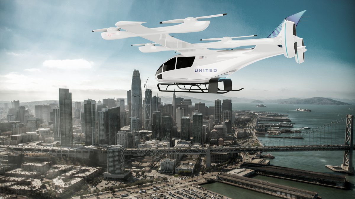 United Airlines and Eve Air Mobility collaborate to offer the first electric eVTOL flights in San Francisco
