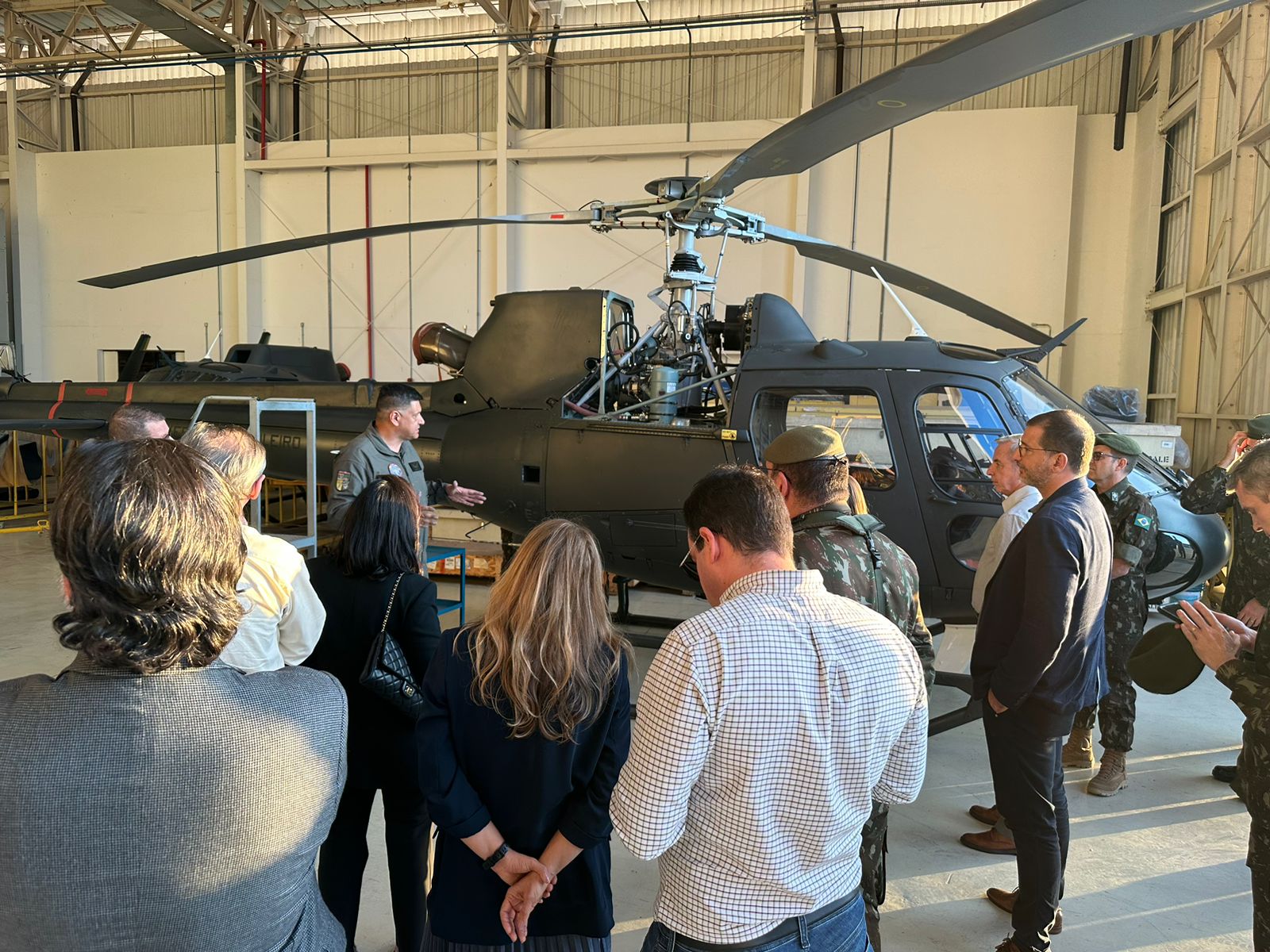 High-tech aircraft and systems are presented by the Brazilian Army Aviation in Taubaté