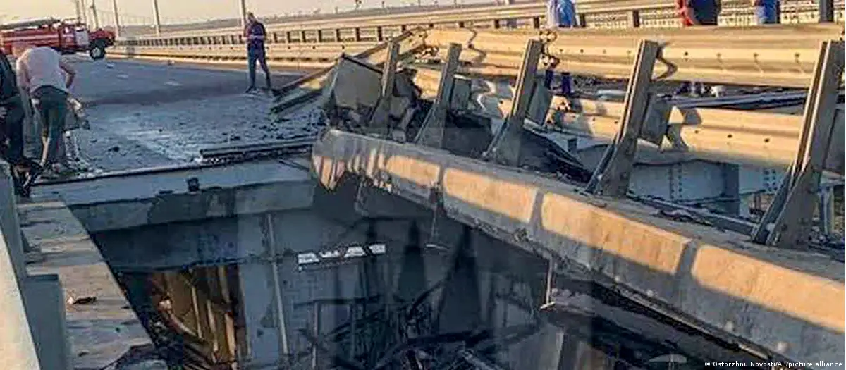 New explosion on bridge in Crimea