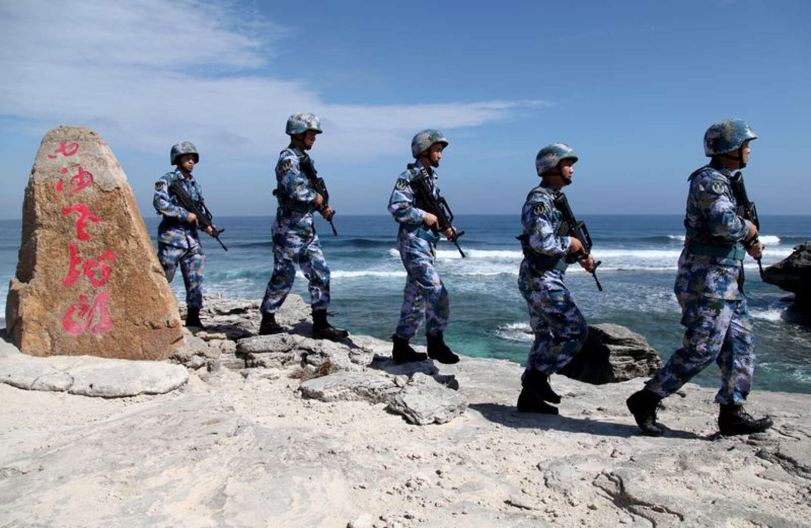 China to conduct military training in disputed part of South China Sea