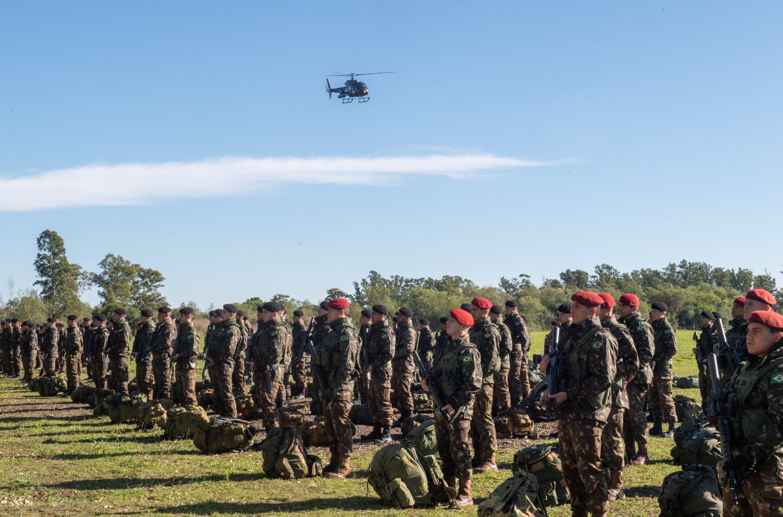 Brazilian Army troops check readiness for international exercise