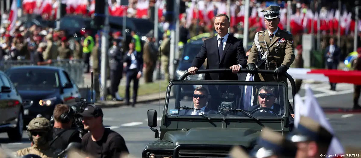 Poland holds mega military parade in message to Moscow