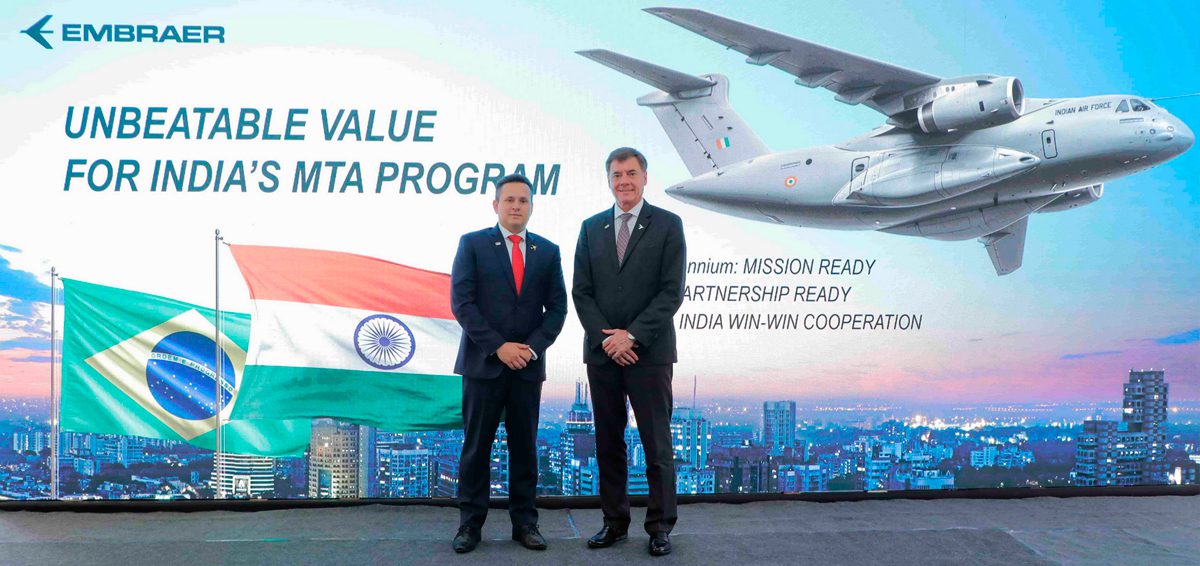 Embraer Defense & Security holds C-390 Millennium Day in India