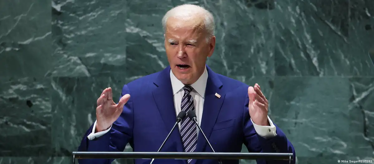 "It's only Russia that stands in the way of peace," says Biden at the UN