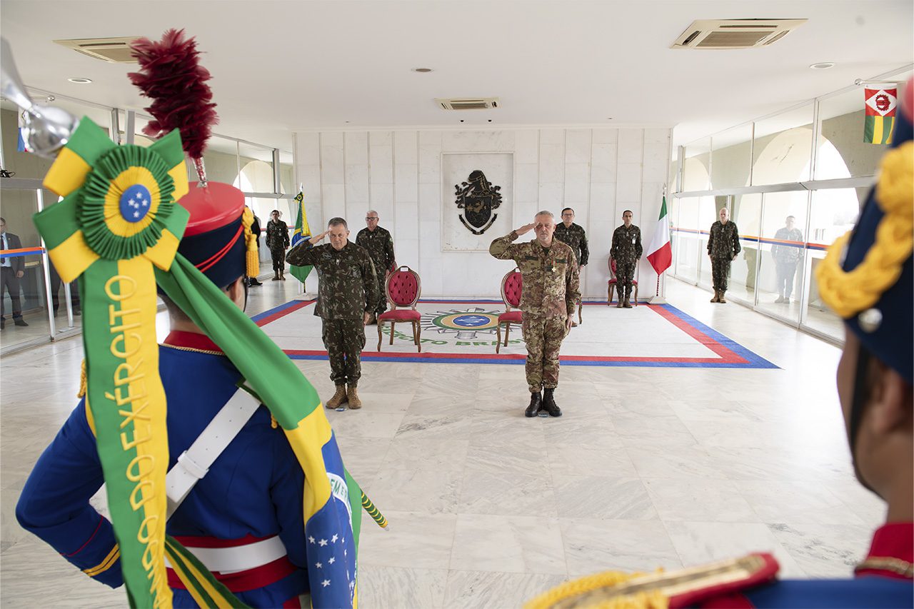 Italian Army Chief of Staff visits Brazil