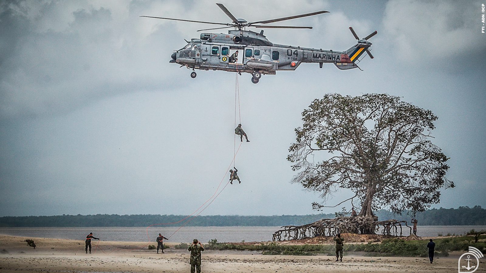 Brazilian Navy conducts exercise with 750 military personnel in the northern region