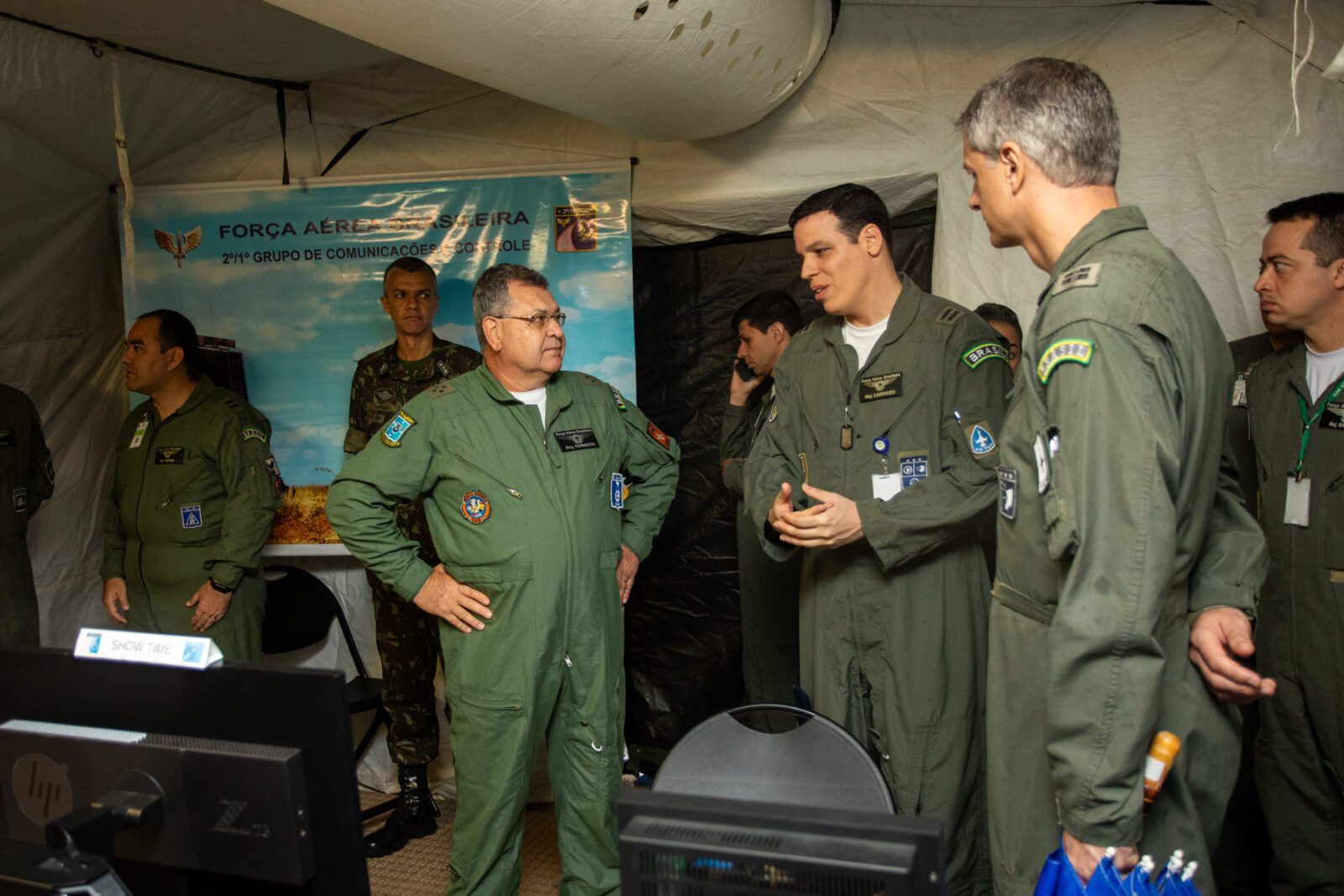 Chief of Staff of the Brazilian Air Force visits the 2023 Shield-Tinia facilities