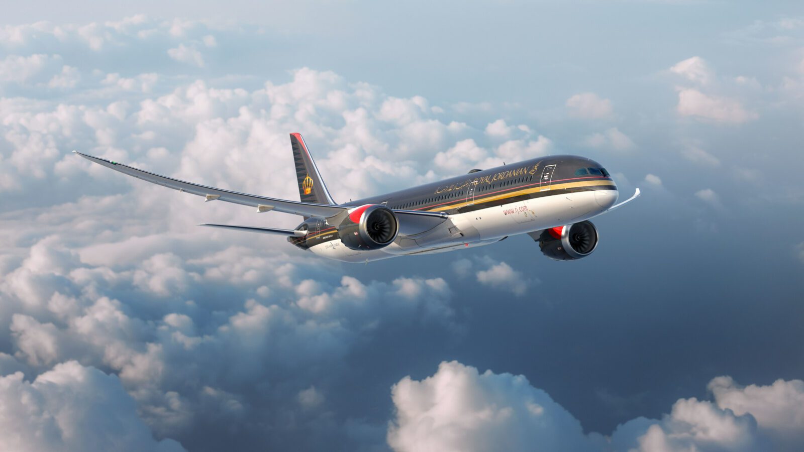 "Our decision to add the 787-9 Dreamliners to our fleet is a testament to our dedication to providing an unparalleled travel experience," said Samer Majali, vice chairman and CEO of Royal Jordanian. "This move aligns seamlessly with our broader strategy of fleet modernization, emphasizing fuel efficiency, sustainability and passenger comfort. As we embark on this journey, we are confident that the Dreamliner's cutting-edge technology will play a pivotal role in elevating our operational capabilities." Building on Royal Jordanian's fleet of seven 787-8 airplanes, the addition of another member of the Dreamliner family will enable the airline to fly more passengers and cargo farther. The 787-9 can fly 296 passengers 14,010 km (7,565 nautical miles), building on routes first opened by the 787-8. "Royal Jordanian, having been the first in the Middle East to order the 787 over 16 years ago, continues to lead in adopting advancements in aviation," said Majali. "The airline's current fleet of seven 787-8 Dreamliners has proven successful in connecting Amman to major global destinations. The additional order underscores Royal Jordanian's forward-looking approach and commitment to meeting the growing demand for long-haul travel." "This order for additional 787s is a testament to Royal Jordanian's longstanding commitment to the market-leading capabilities of the Dreamliner," said Stan Deal, president and CEO of Boeing Commercial Airplanes. "We are confident Royal Jordanian will profitably expand its network and operate a more sustainable fleet with these new fuel-efficient jets." Boeing Global Services will also provide modification services for Royal Jordanian's in-service 787s that will enhance in-flight connectivity for passengers and crew. As part of the agreement, Boeing will perform the engineering work, while supplying kits for the modifications. Since revenue service began in 2011, the 787 family has launched more than 380 new nonstop routes around the world. The 787 Dreamliner family reduces fuel use and emissions by 25% compared to the airplanes it replaces. Boeing's 2023 Commercial Market Outlook (CMO) cites a growing need for widebody airplanes in the Middle East as passenger demand in the region continues to grow between major population centers. The CMO projects delivery of 3,025 new commercial airplanes in the region by 2042 ─ nearly half of which will be widebodies.