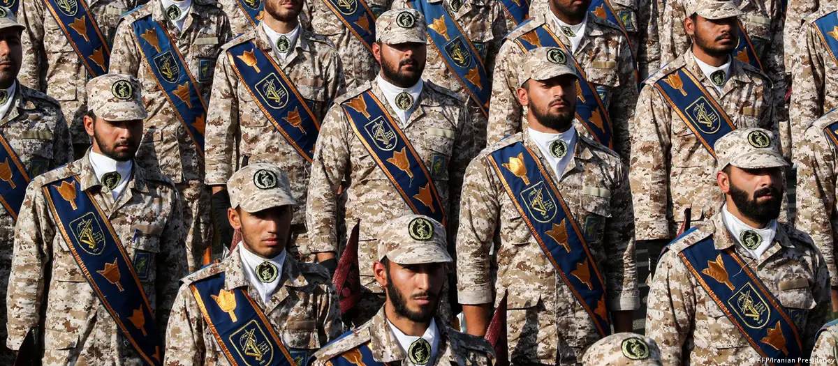 Members of Iran's Revolutionary Guard