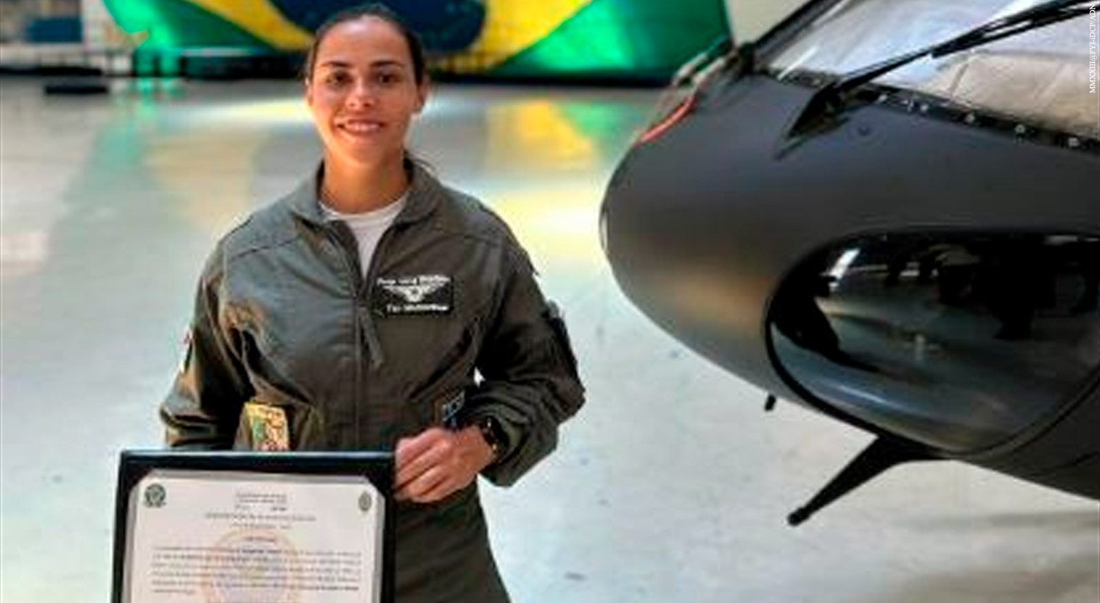 FAB pilot is the first to complete the Brazilian Army's Tactical Piloting Course