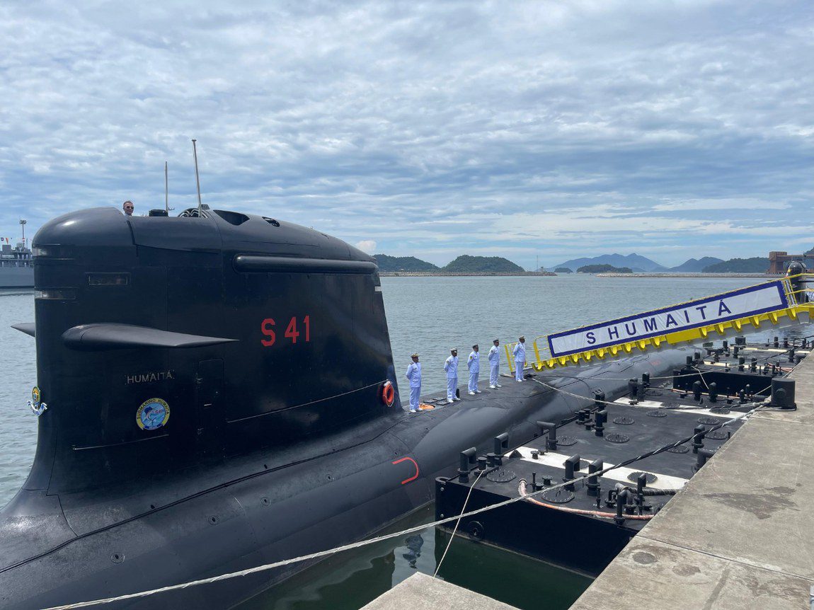 Brazil's Defense Ministry strengthens naval industry and expands protection at sea with the incorporation of the second submarine produced in Brazil