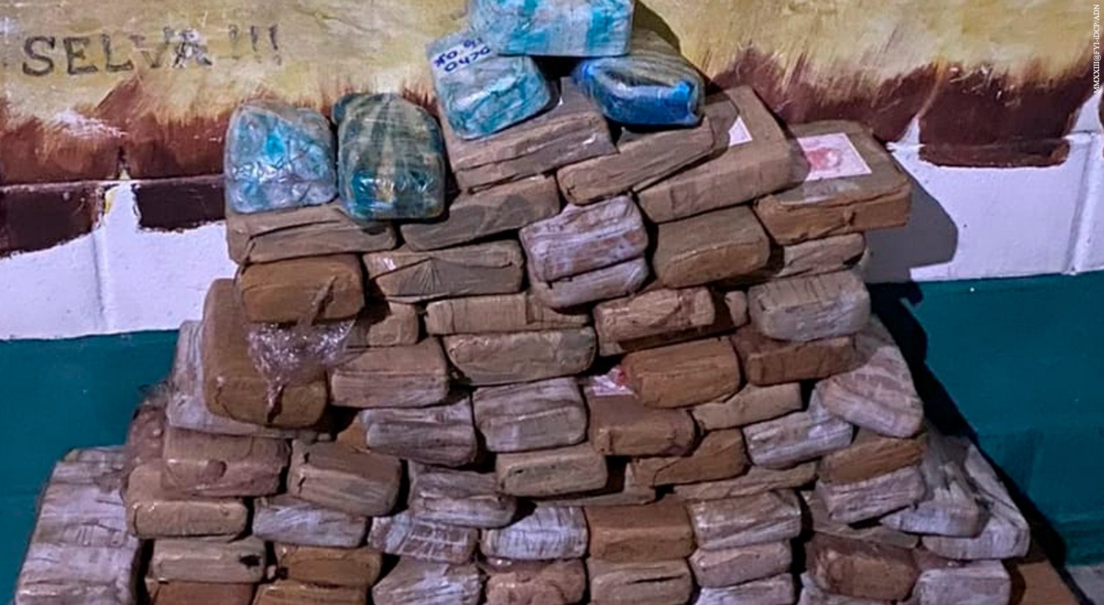 Brazilian army's 3rd Special Border Platoon seizes 110 kilos of drugs