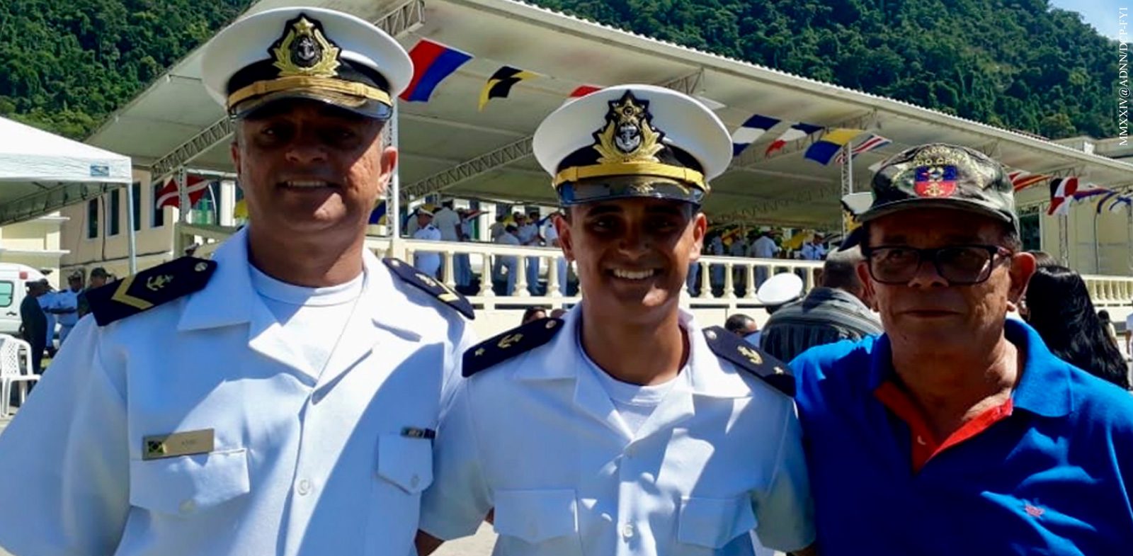 Three generations of the same family serving the Brazilian Navy in defense of the Homeland