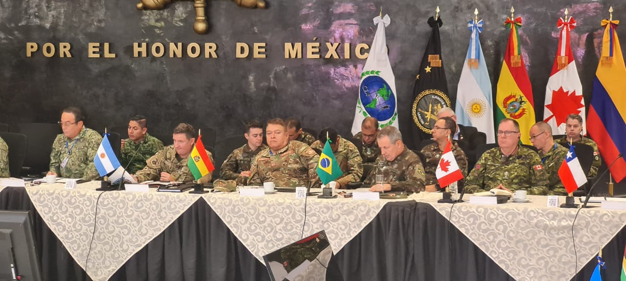 Brazilian Army Commander attends the Opening Meeting of the Conference of American Armies in Mexico