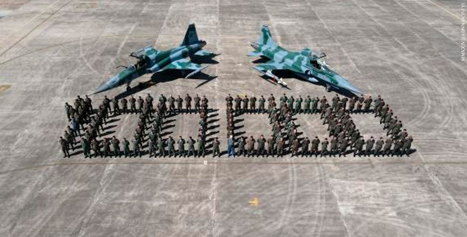 Squadron Pampa reaches milestone of 100,000 flight hours in F-5 fighter aircraft