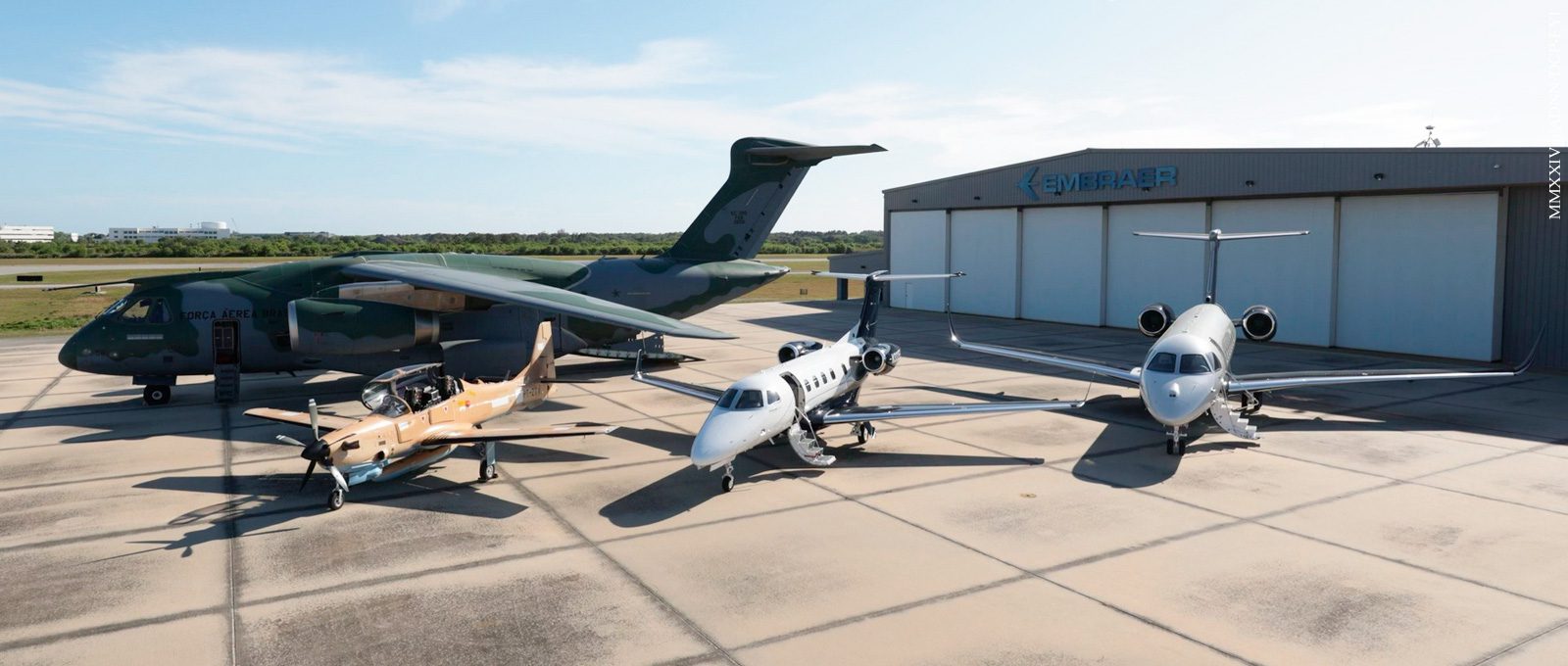 Embraer showcases the C-390 Millennium and A-29 Super Tucano at inaugural visit to Melbourne, Florida