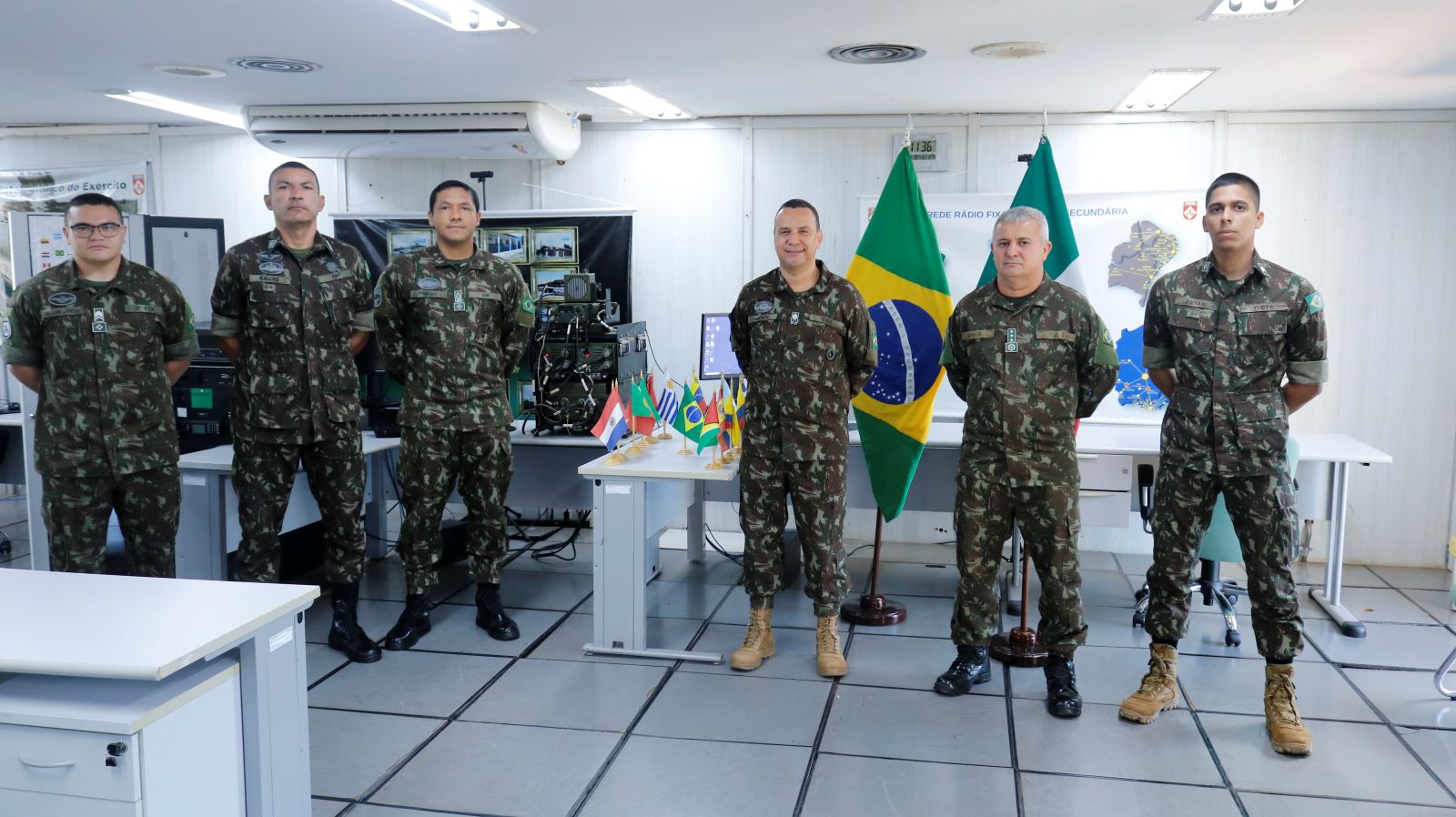 Brazilian army takes part in exercise at the Conference of American Armies